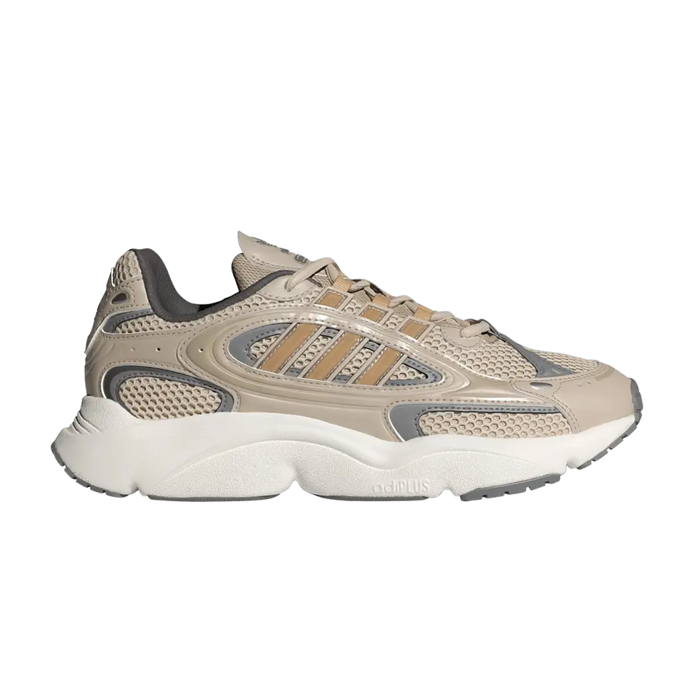adidas Ozmillen 'Aluminium Magic Beige' (Unisex) Aluminium/Magic Beige/Grey Three running shoes IE3517