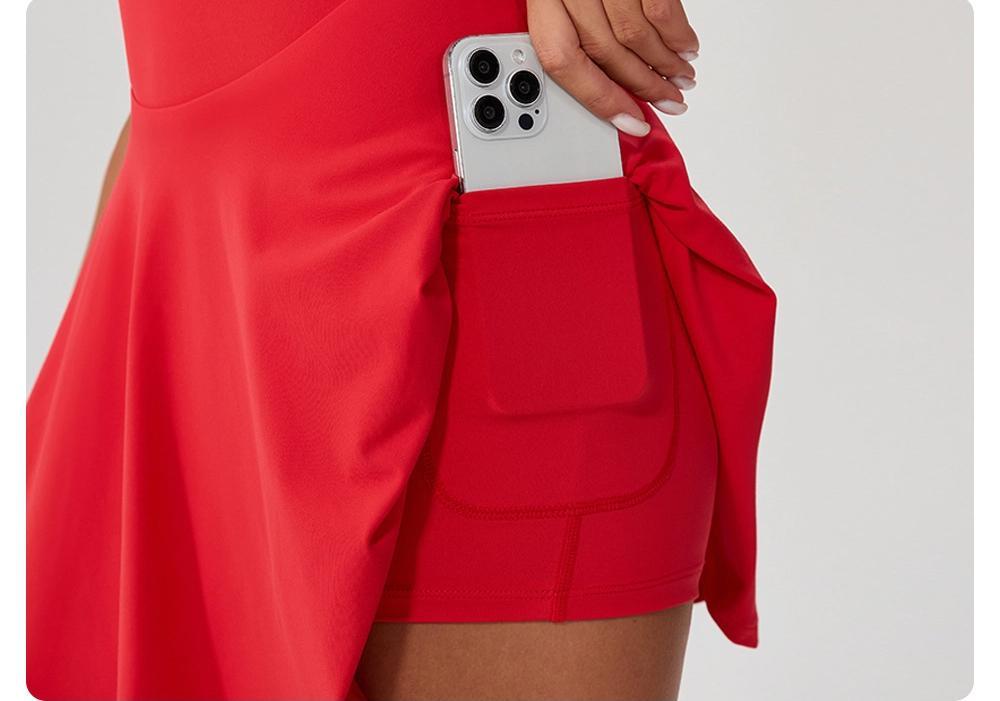 Tennis Dress For Women with Pockets Golf Skirts Anti Shorts Yoga Suit Badminton Clothing Activewear