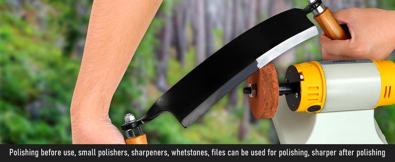 10 in Draw Knife,Felled Draw Shave Knife, Curved Draw Knife Draw Shave Tool Woodworking Debarking Hand Tool, Wood Razor Shaving Wood Barking Tool,Bark Peeler, Drawing Knife, Draw Shave, Shaving Knife