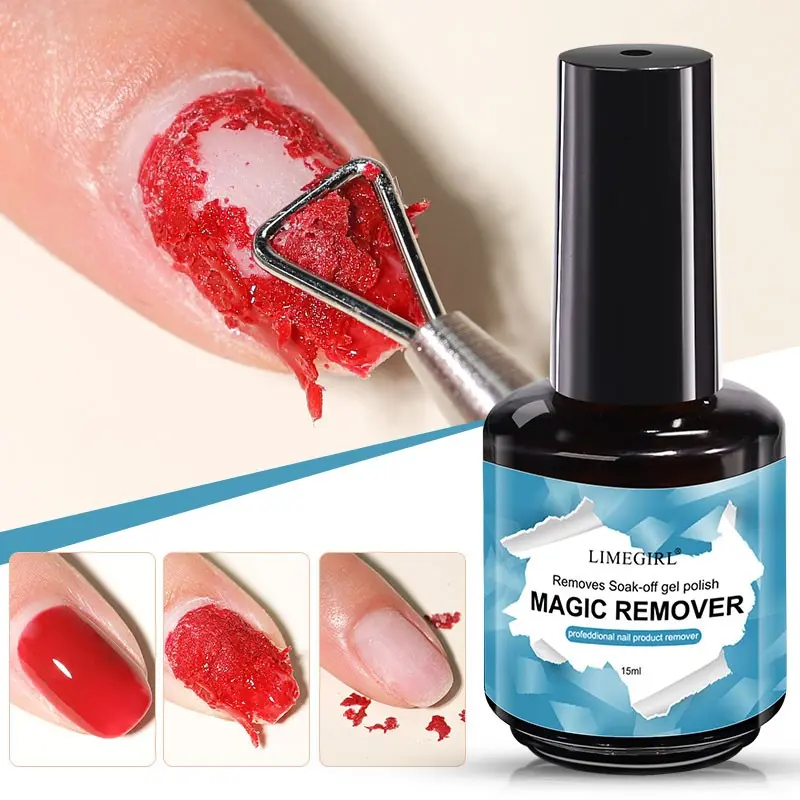 15ml Nail Gel Polish Remover Clean UV Soak Off Semi Permanent Varnish Nail Art Removal Tools Manicure Gel Remover for Nails