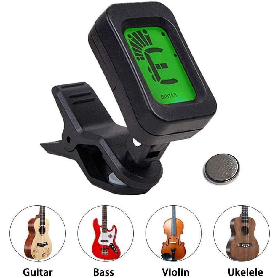 Guitar Accessories Kit with Guitar Strings,Guitar Tuner,Guitar Capo,3-in-1 Restring Tool,Pick Holder,Guitar Picks,Finger Protectors,Thumb Finger Picks, Guiter Bridge Pins,Guitar Nuts,Guitar Saddles