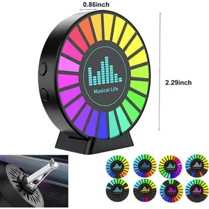 1-Piece Car LED Air Freshener Vent Clip, Smart RGB Interior Lights with App Control, DIY & Music Modes, Aromatherapy Car Fragrance Set Accessory