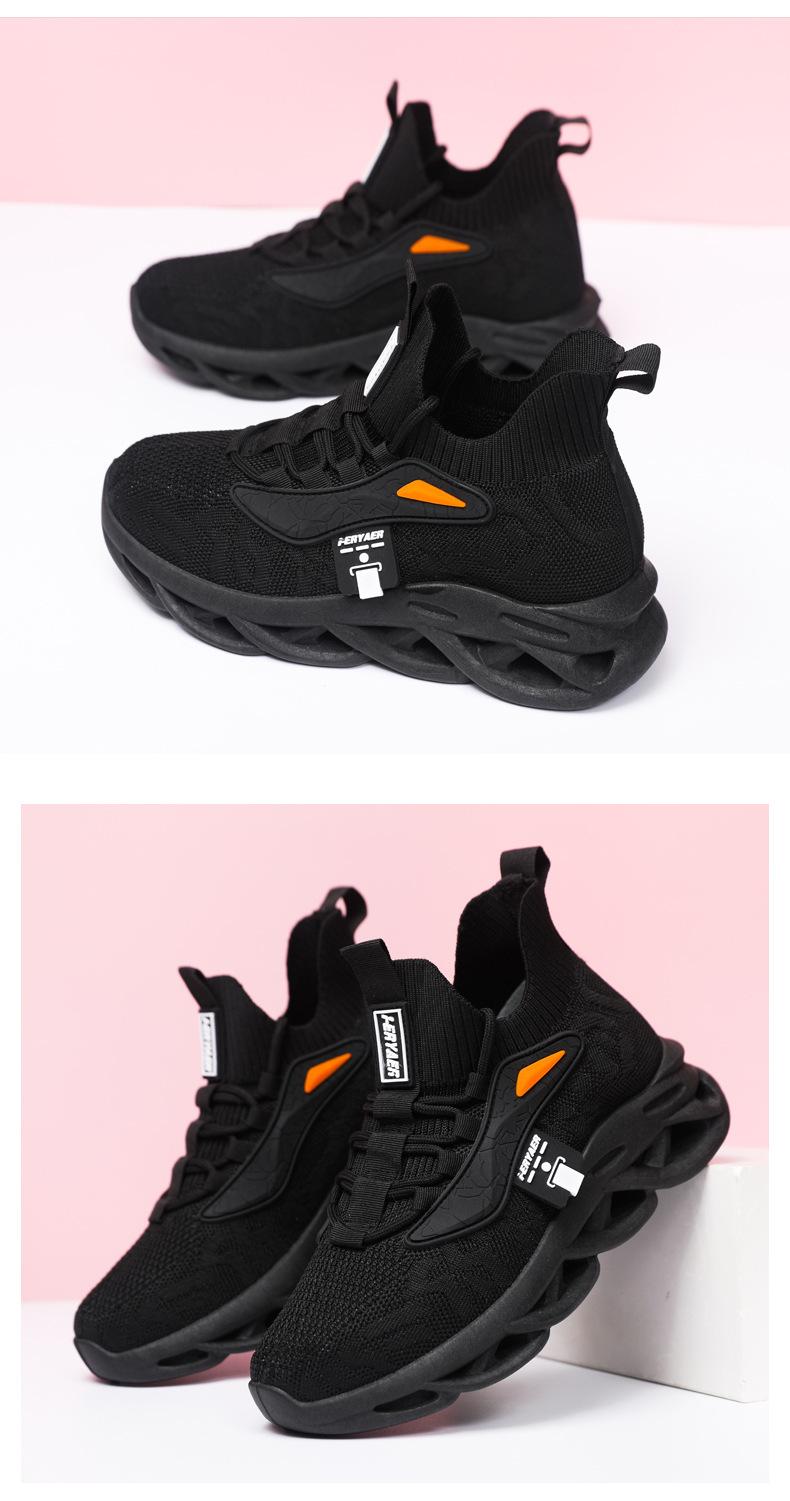 2026 New Women's Casual Dad Shoes Youth Breathable Elastic Flyknit Sock Sneakers