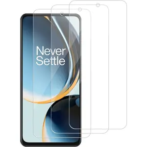 3 Pack for OnePlus Nord N30 5G / CPH2513 / CPH2515 Tempered Glass Screen Protector, Scratch-Proof, Bubble-Free,HD Transparent, 9H Hardness,Bubble Free,Case Friendly