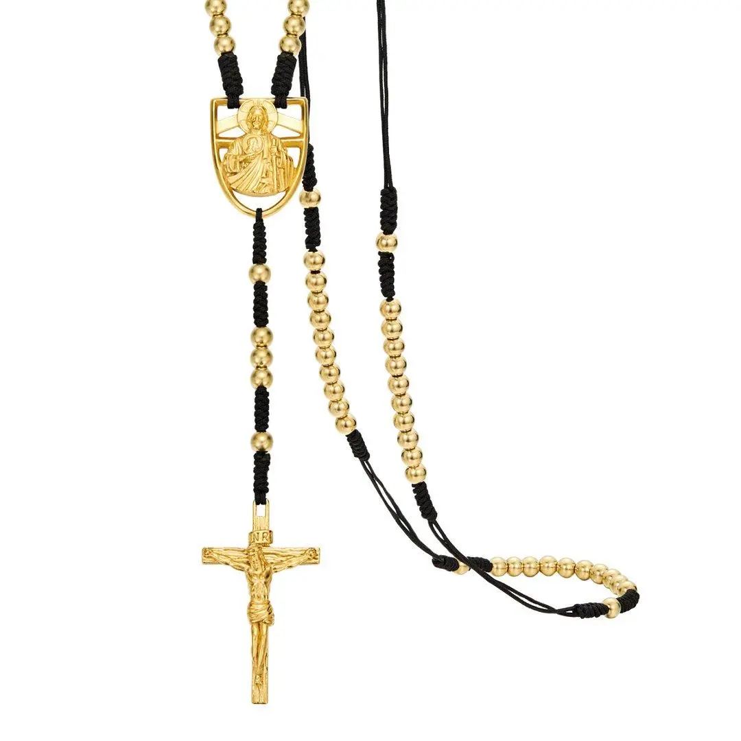 14K gold Hammered Copper Alloy Cross Pendant Necklace, Wire-Wrapped Chain & Link, Unisex Christian Fashion Accessory, Necklace Jewelry Gift