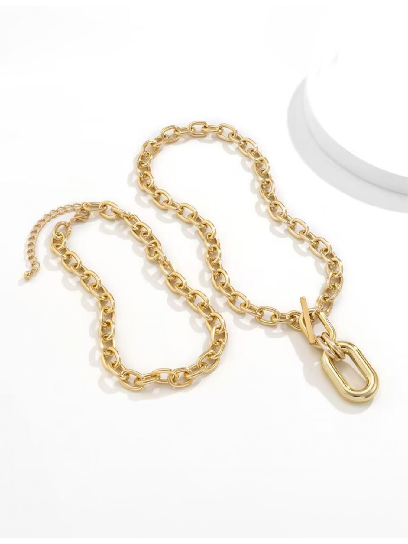 Chain Necklace for Women & Girls, Fashion Jewelry for Party, Daily Clothing Decor, Modern Versatile Accessories, Trendy All-match & Exquisite Jewelry for Birthday Gift, Daily Wear Necklace