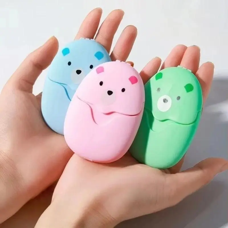Travel Soap Sheets Portable Soap Paper Bath Hand Outdoor Travel Cleaning Soap Sheet Fragrance Foam Suitable Camping