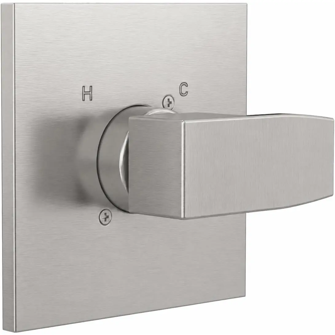 for  13/14 Series Shower Trim Kit, Shower Handle for  R10000 Univerial Valve, ( and Valves Not Included), Brushed Nickel