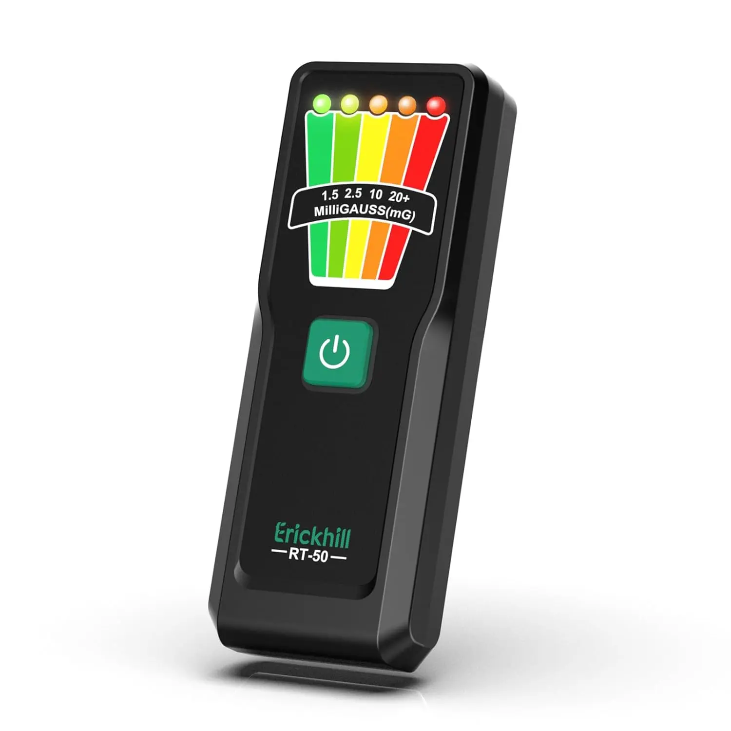 Handheld EMF Meter - Pocket-Size EMF Reader with 5-Level LED Alerts, 30Hz–20kHz Wide Range, for Paranormal Investigations Ghost Hunting Equipment