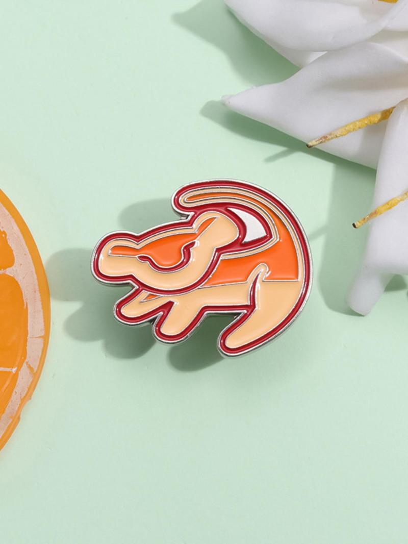 Cute Cartoon Animal Themed Brooch, Fashion Alloy Pin for Daily Clothing Decor, Trendy All-match & Exquisite Brooch for Birthday Gift