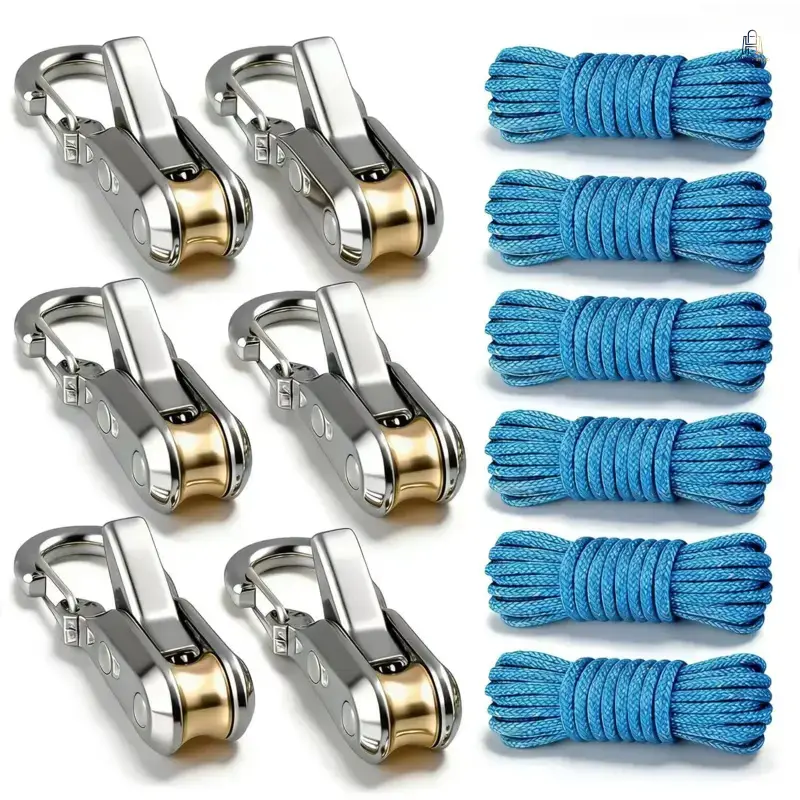 `Heavy‑Duty Retractable Tie‑Down Straps,Adjustable Secure Fastening With Auxiliary Cords,Practical Outdoor Gear for Trucks Boats Cargo Securing`,sohochic