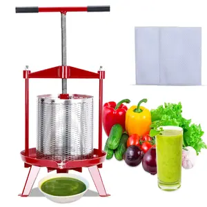 GARVEE3.69 Gal Stainless Steel Wine Press with T-Handle, Kitchen Use