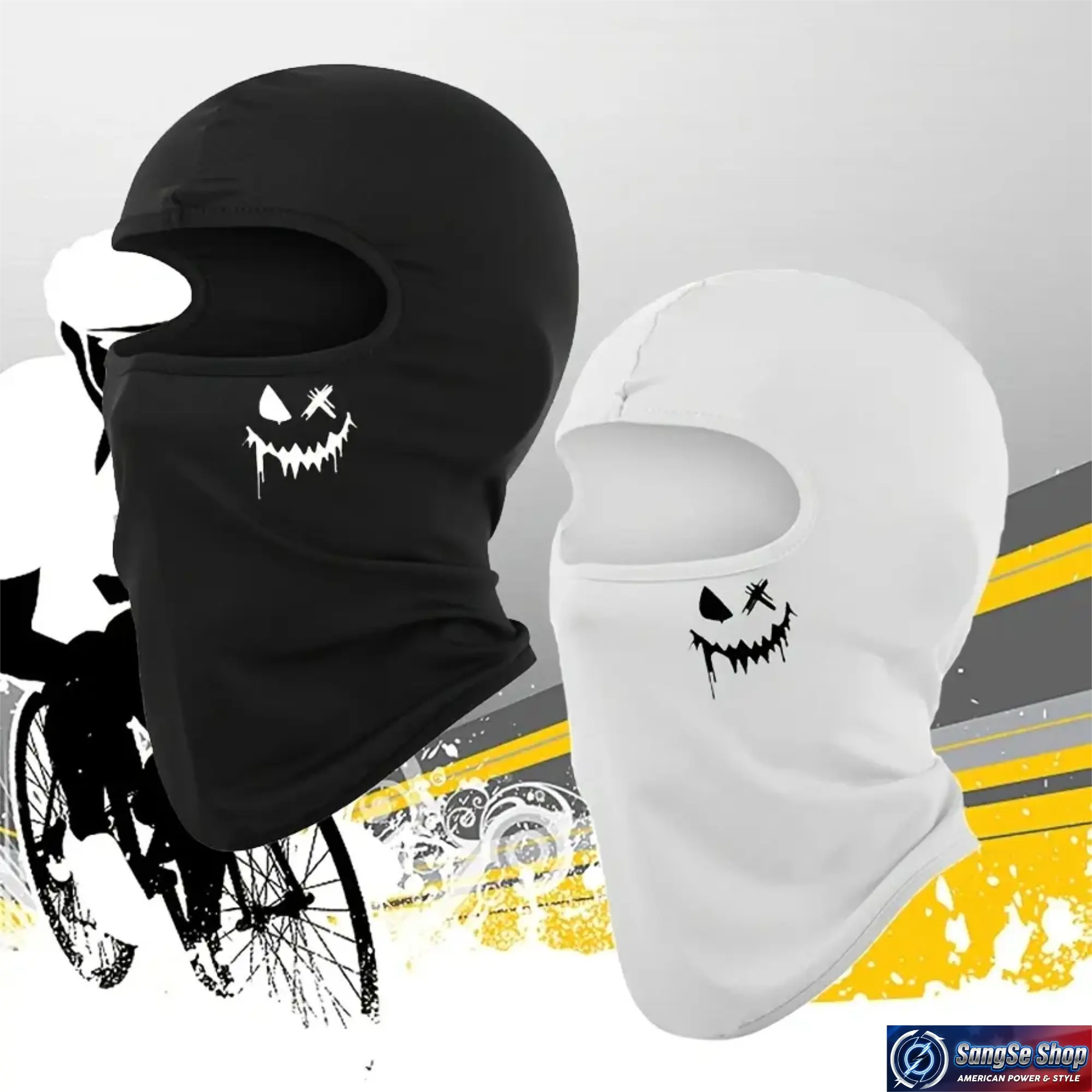 Graffiti Print Balaclava Face Mask, Trendy Full Cover Cooling Breathable Ski Mask, Lightweight Sun Protection Hood for Motorcycle Riding, Hiking, Cycling, Outdoor Sports & Everyday Wear