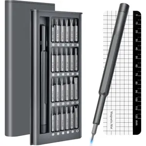 25-in-1 Precision Screwdriver Set,switchable screwdriver shape, Gifts for Men, Magnetic Mini Repair Tool Kit for Electronics Phone Computer Watch Eyeglass Ring Doorbell, Screw Driver Birthday Gift