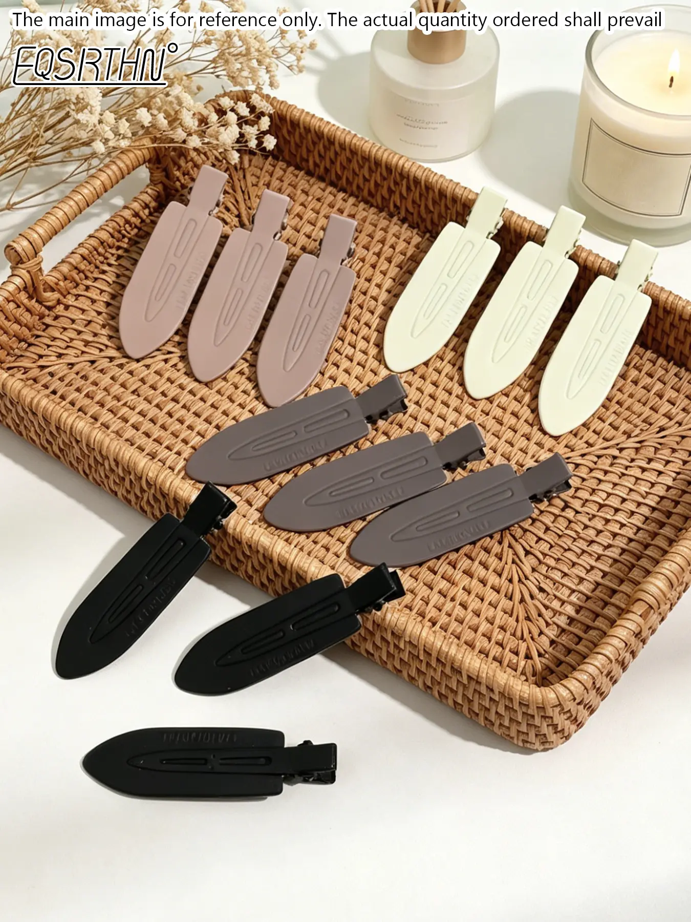 12pcs No Crease Creaseless Hair Clips Matte Makeup Duckbill Pins Non Slip Seamless Side Barrette Styling Salon Headwear