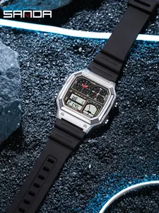 New Fashion Men's Electronic Watch, Multi-Function Calendar, Waterproof Alarm Clock, Sports LED, Student Electronic Watch, 1pcs