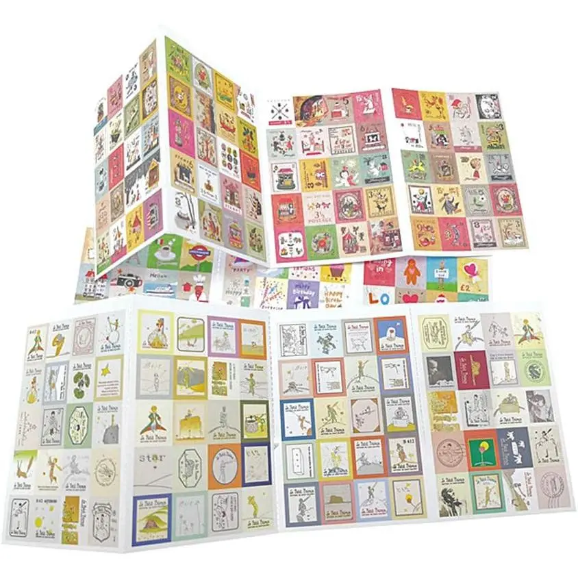 Adhesive Sticker,12 Sheets(240pcs)  Shape DIY Decorative Paper Paster Ornament Mark