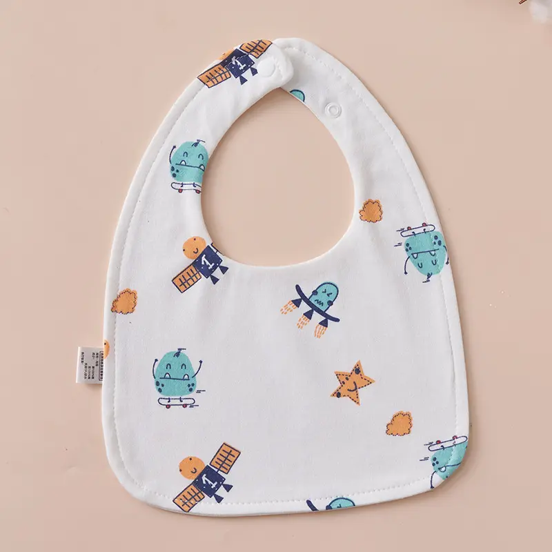 Baby U-shaped pure cotton bib, newborn waterproof spit-up towel, all-cotton ultra-soft adjustable bib Baby U-shaped pure cotton bib, newborn waterproof spit-up towel, all-cotton ultra-soft adjustable bib