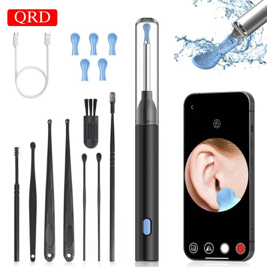 Wireless Smart Video Ear Scoop, Luminous Ear Picker, Professional HD Visual Ear Picker, Home Set Cleaning Ear Cleaner Visual