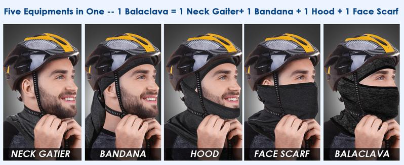 Balaclava Face Mask, Ski Mask for Men Women Football, Lightweight Sheisty, Ninja Shiesty Sun Hood UV Protector Cycling