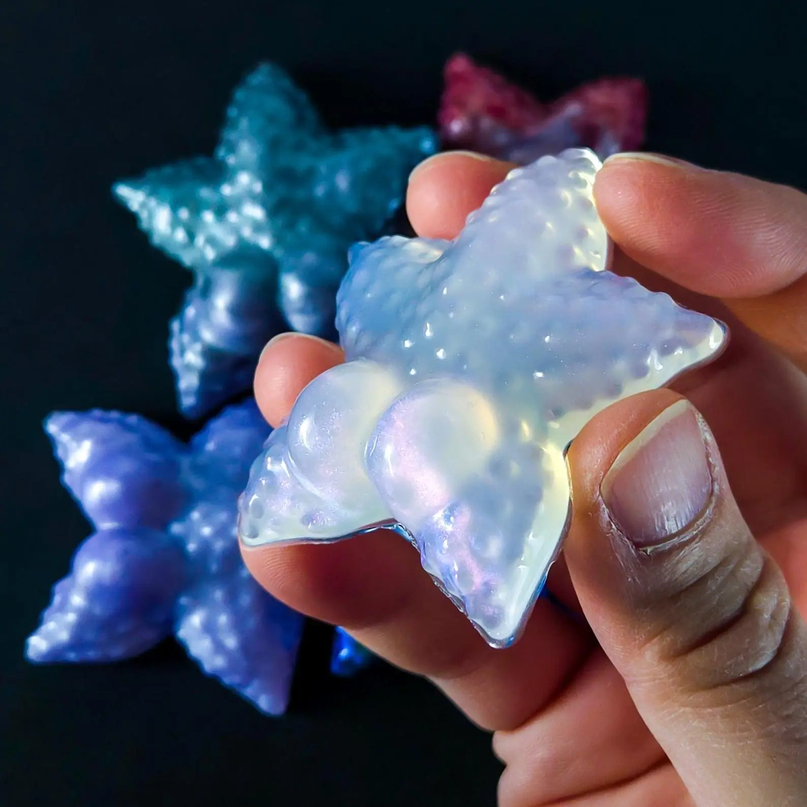 Mystery Peach the Satrfish Squish - Silicone Squish Fidgets