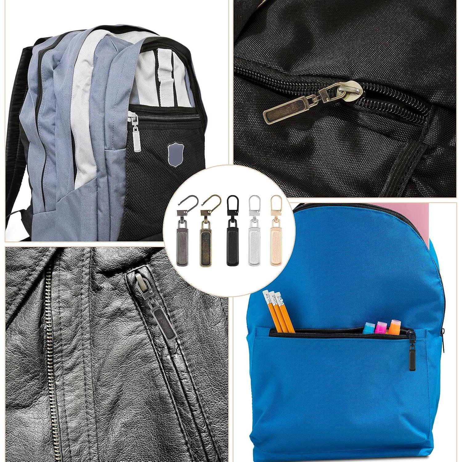 10 count Replacement Zipper Pull Detachable Metal Zip Pulls Repair Golf Bag Zipper Pull Replacement Tab for Luggage Clothing Jackets Jeans Backpacks Boots Dresses Purse Coat(Universal Extender) 10 count Replacement Zipper Pull Detachable Metal Zip Pulls Repair Golf Bag Zipper Pull Replacement Tab for Luggage Clothing Jackets Jeans Backpacks Boots Dresses Purse Coat(Universal Extender)