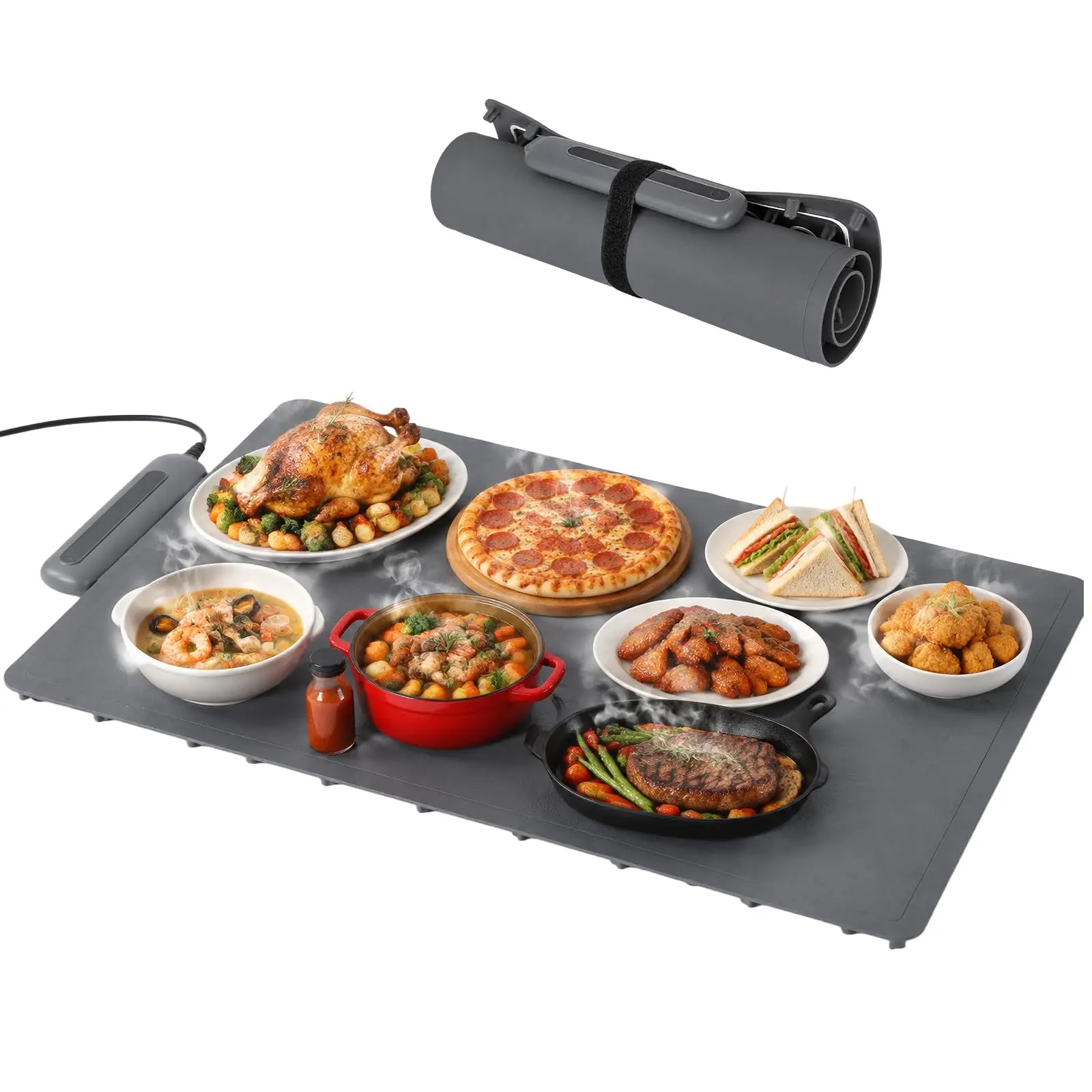 Garvee Food Warming Mat 16'' x 24'' Electric Buffet Heating Plate