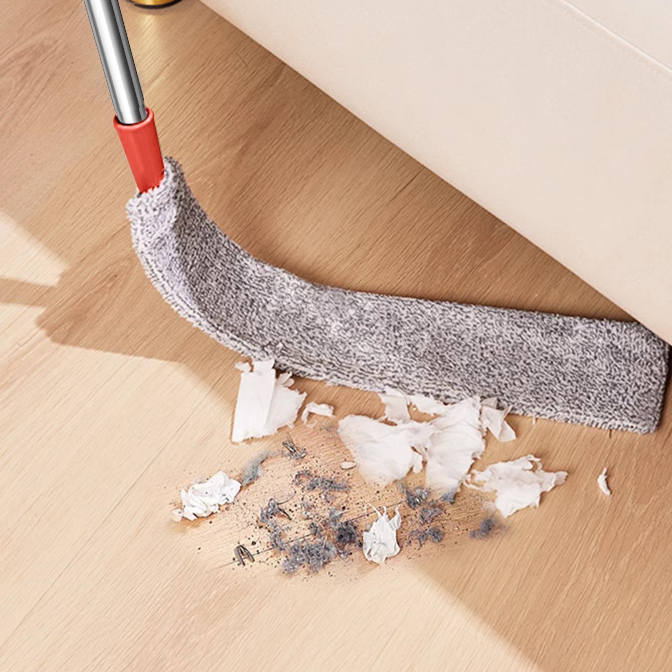 Retractable Dust Cleaning Brush, Long Handle Interior Dust Cleaning Brush, Household Cleaning Tool for Home Living Room Bedroom Sofa Under The Bed