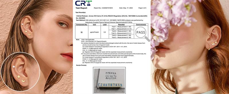 Florideco Small Tiny Stud Earrings for Women Hypoallergenic Flat Back Earrings 14K Gold Plated Surgical Stainless Steel Earrings Sets Screw Back Cartilage Earrings