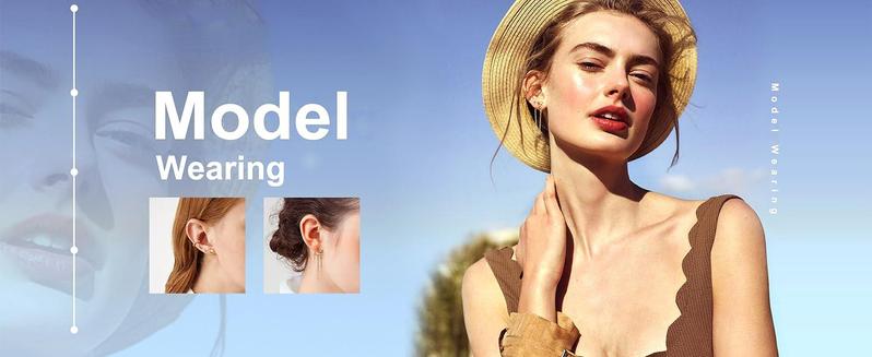 Jstyle 27PCS 14K Golden Plated Huggie Hoop Stud Earrings Set for Women | Fashion Hypoallergenic Small Dainty Dangle Chain Earrings for Multiple Piercing, Minimalist CZ Ball Mini Cartilage Stud Earrings Daily