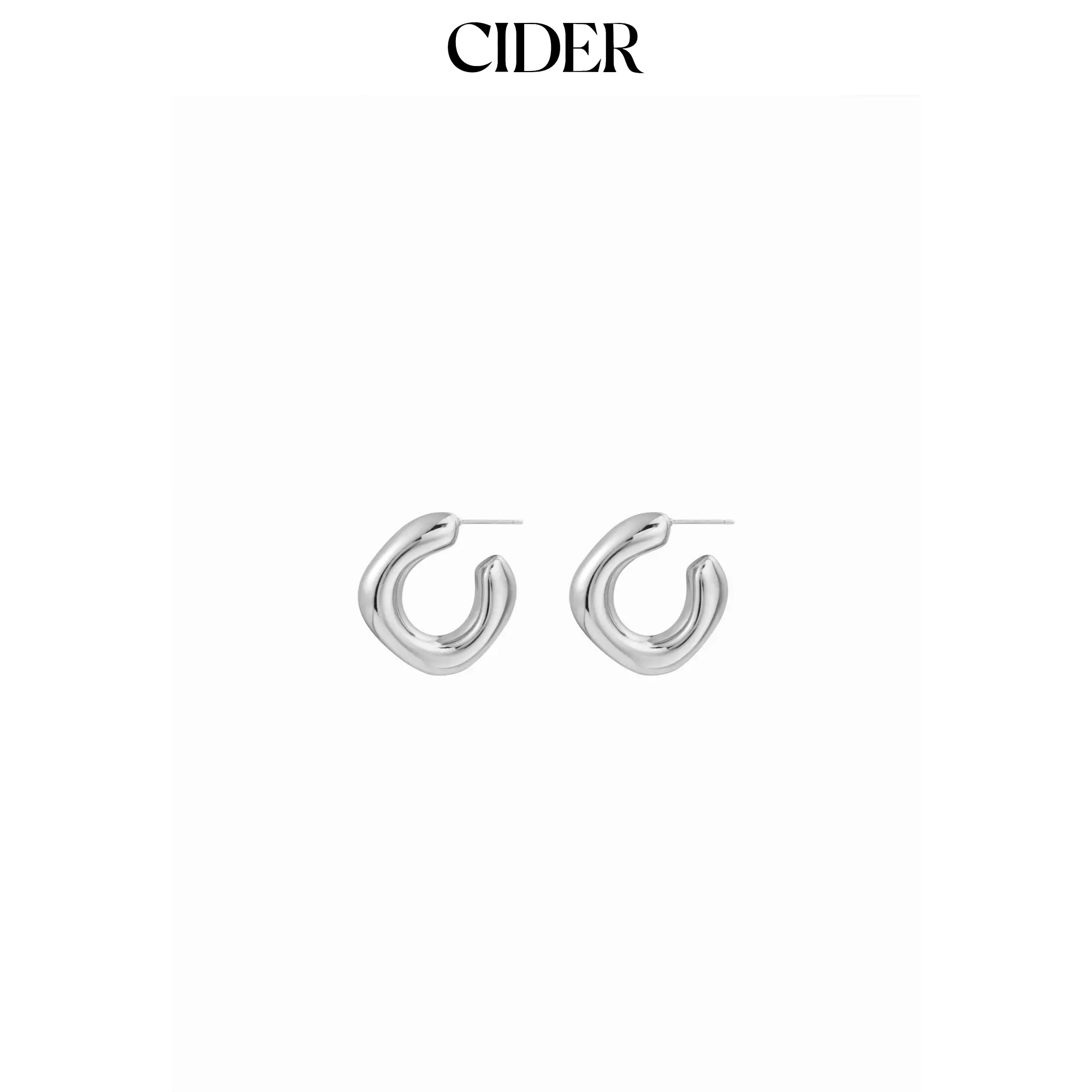Cider STAINLESS STEEL HOOP EARRINGS Cider STAINLESS STEEL HOOP EARRINGS
