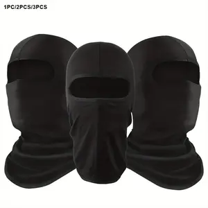 Solid Color Outdoor Cycling Face Mask, Breathable Sun Block Face Cover, Sports Face Mask for Cycling, Motorcycle, Skiing, Balaclava, Full Face, Protective Gear