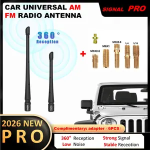 7.8/12.9inch Car Fm/am Antenna, Rubber Material, 360 Signal Reception, Compatible with Ford, Toyota, Honda, Nissan, Dodge, Chevrolet, Jeep, Gmc, Trucks, Motorcycles