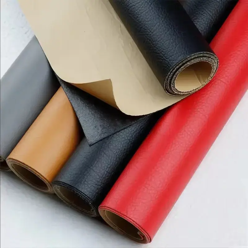 Self-Adhesive PVC Leather Repair Sticker, Waterproof, Stain-Resistant, DIY Repairs Decorative Sticker with Various Grains for Leather Furniture (Home Supplies)