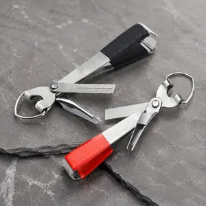 4-in-1 Portable Fishing Tool Kit with Hook Tying, Line Cutting, Hook Sharpener & Transparent Eye Design for Freshwater Saltwater Angling Gear in Two Colors