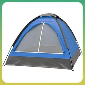 2 Person Camping Tent with Rain Fly and Carrying Bag - Lightweight Outdoor Tent for Backpacking, Hiking, or Beach Use by Wakeman Outdoors