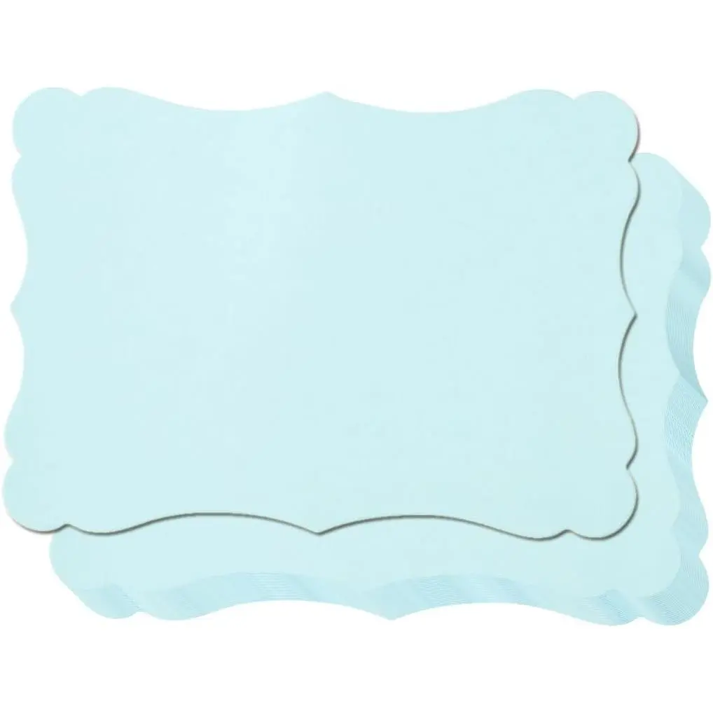 50 Pack Blank  Greeting Cards, Light Blue, 4x6IN | Thick Cardstock Paper, For DIY , Menus,  Shower Invitations, Wedding Invitations