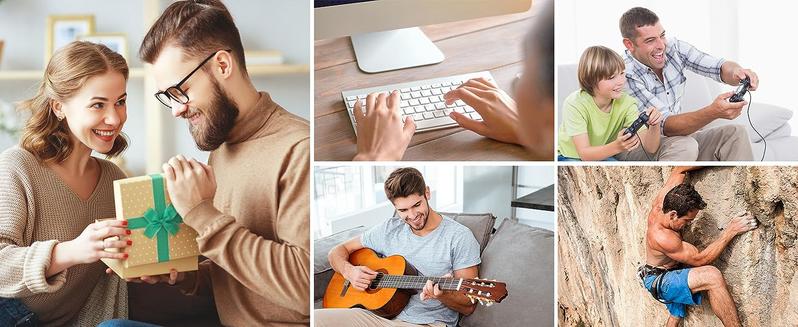 FitBeast Grip Strengthener Forearm Strengthener Hand Grips Strengthener Kit - 5 Pack Adjustable Resistance Springtok for Home Gym Office Travel Sports Strength Training Rehabilitation Dexterity Improvement