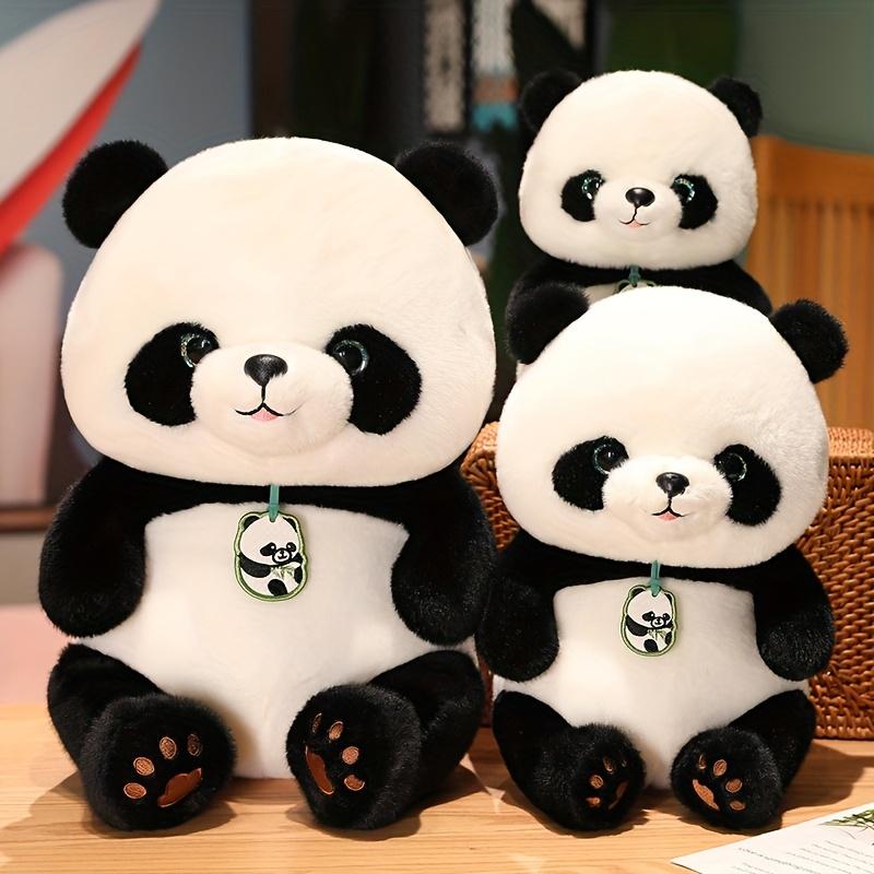 24Cm/9.44In Adorable Panda Stuffed Toy • Soft Polyester Plush Animal • Ideal for Halloween, Easter, Christmas, And Birthday Presents