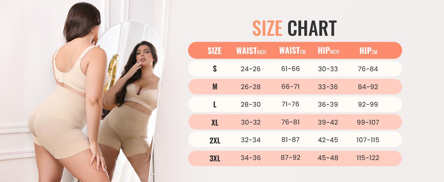 Shapewear for Women Tummy Control High Waist Body Shaper Thigh Slimmer Butt Lifter Shapewear Shorts Under Dress2026