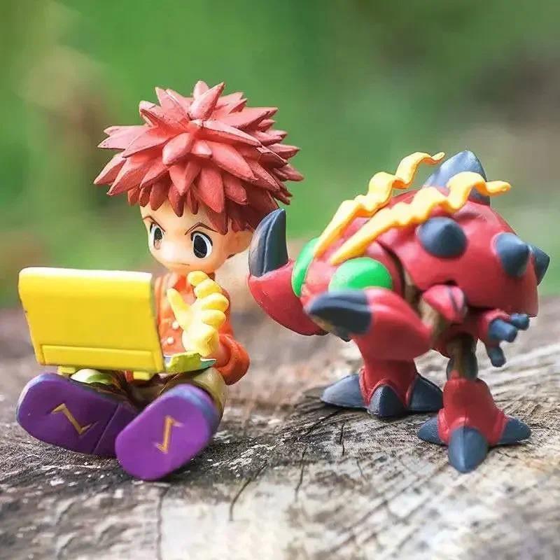 5-8cm Digimon Adventure Tyrannosaurus Izumi Koushiro Anime Figure Model Room Ornament Children Toys Birthday Gift Customized