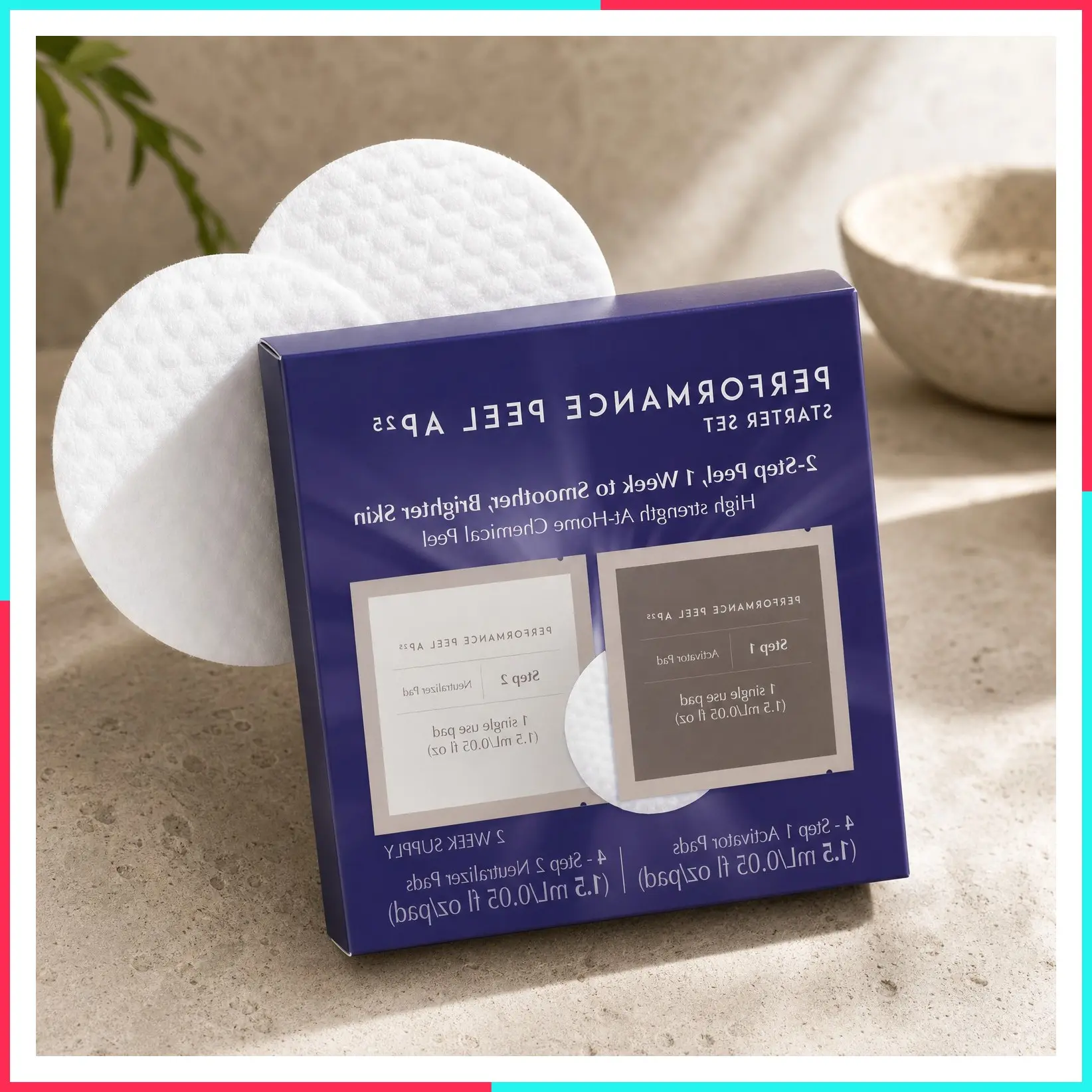 Performance Peel AP25 At-Home Chemical Peel with Glycolic Acid, Gently Refines Pores, Anti-Aging Peel, Treats Fine Lines, Wrinkles & Uneven Texture, Mandelic and Polyhydroxy Acids