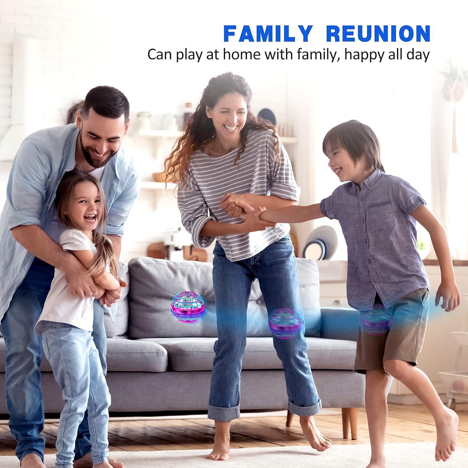 Hottest! Cosmic Fly Ball - Boomerang hover, galaxy - spin effect, drone - like track. Cool toy for 6 - 12s & teens, perfect for outdoor play,The best gifts for Halloween, Easter, and Christmas