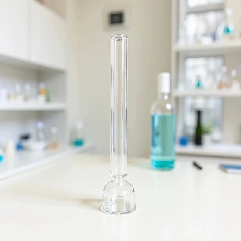 2 Reusable Heat-Resistant Borosilicate Glass Tubes, High Transparency Lab Conduits, Precision Liquid Transfer, Laboratory Equipment