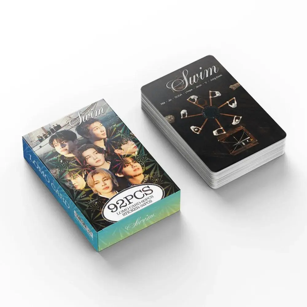 92 Small Cards K-pop Boy Group Body to Body Merchandise Collectible Photo Card Stickers LOMO Greeting Cards Gift