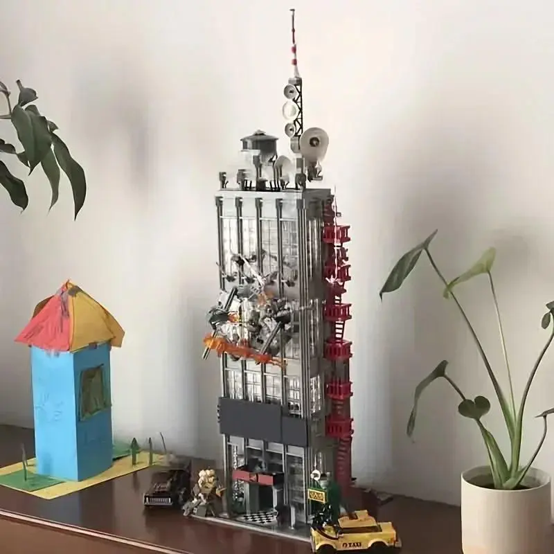 3772PCS Super Hero The Daily Bugle Newspaper Architecture Building Blocks With Figures Assemble Bricks Toy For Adult Gift
