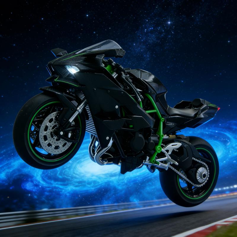 1:12 Scale Diecast Motorcycle Model - Zinc Alloy Collectible Toy! Features Suspension, Free - Roller, Push - Back & Non - Rechargeable Button Battery. Black, Sleek Modern Design for Diecast Enthusiasts!