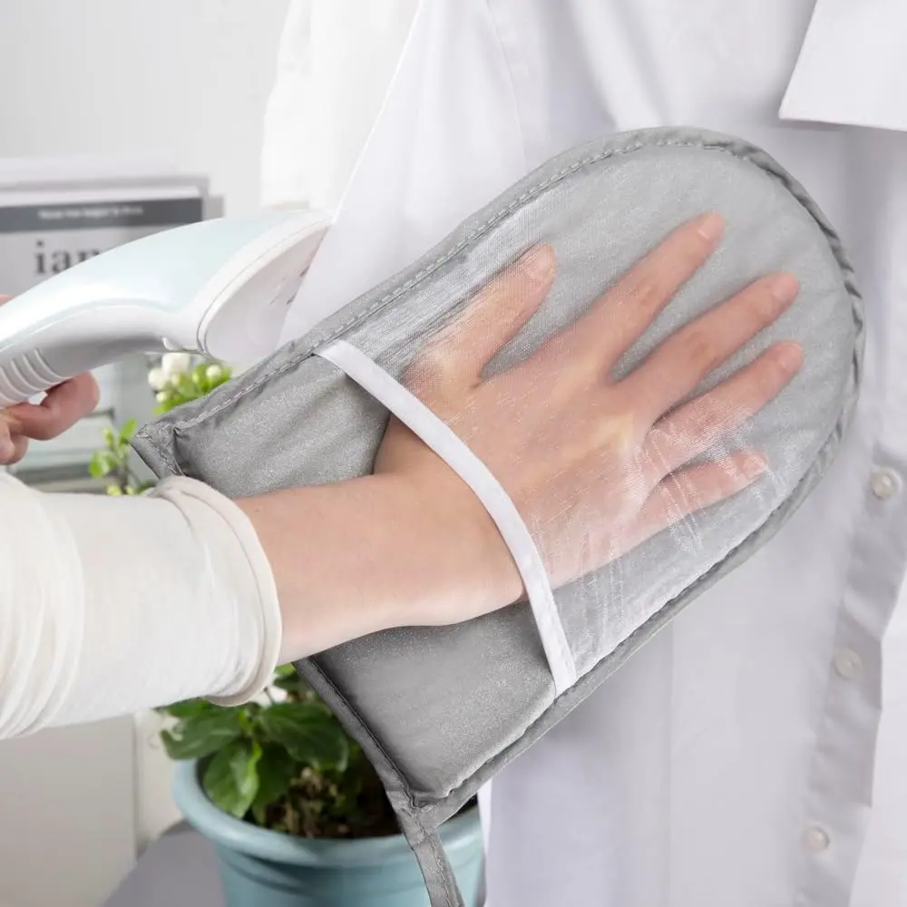 Garment Steamer Ironing Gloves Anti Steam Glove Heat Resistant Garment Steamer, Garment Steamer Accessoriesfor Clothes, Grey