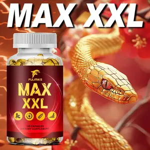 High Potency Men's Health Vitamins Capsules, MAX XXL, with Panax Ginseng, Ashwagandha, Tribulus Terrestris, Support Daily Comfort And Body Maintenance, for Men, Packaging May Vary