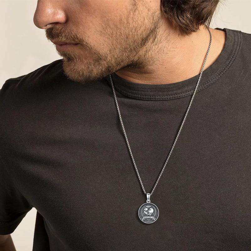 MEIDERBO Boxing Glove Necklace - 925 Sterling Silver Boxing Glove Pendant - Hip Hop Punk Jewelry - Gifts for Men & Women men chain necklace